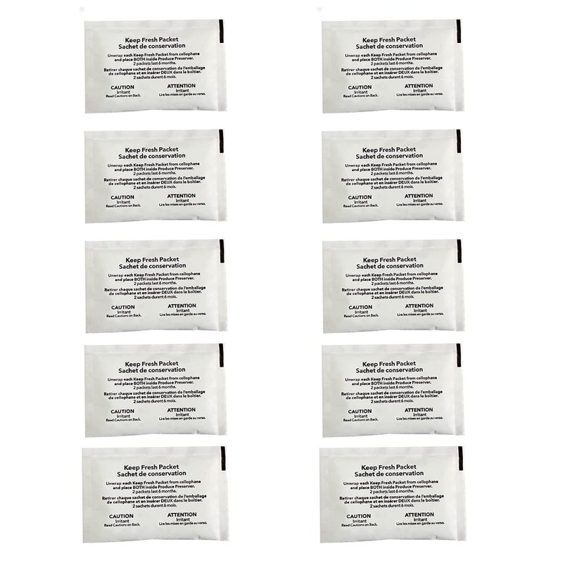 prime&swift W10346771A Refrigerator Produce Preserver (10 Packets-5 Pack Included) by prime&swift Replacement for 2117689,AH350301ï¼ŒEA3503014,PS3503014 - Image 1